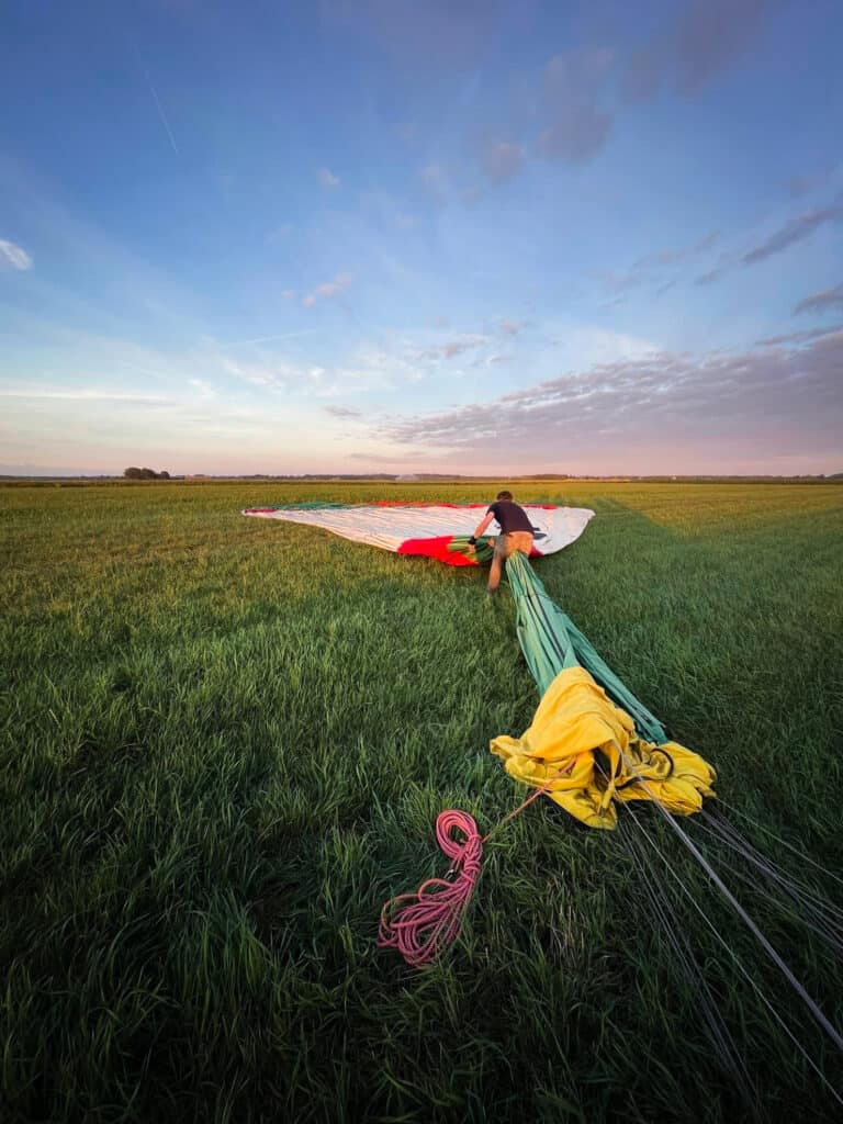 inpakken luchtballon